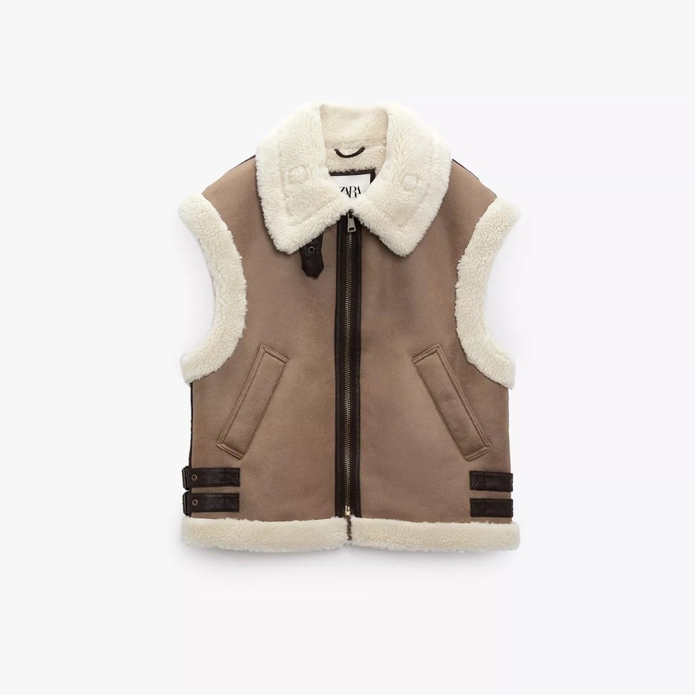 Zara Combination Fleece Vest